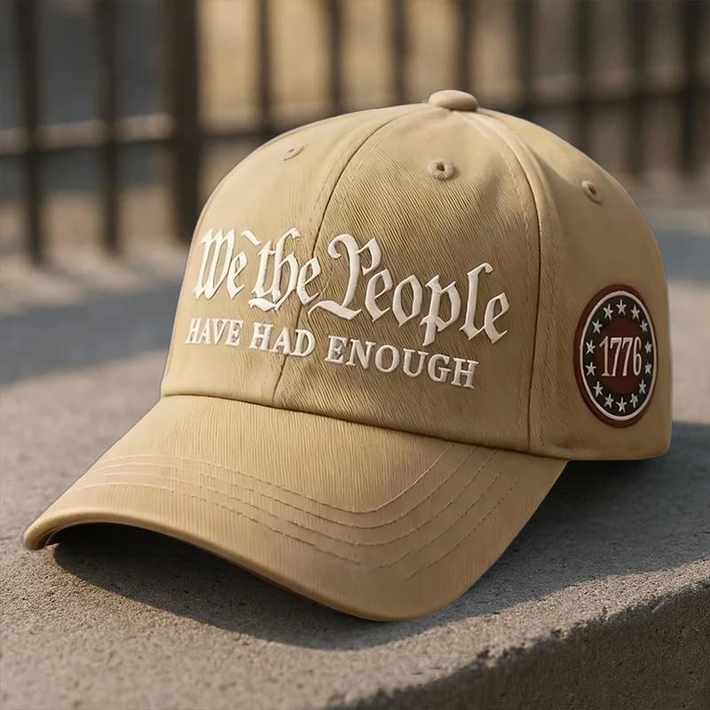 We The People Baseball Cap, Embroidered Have Had Enough 1776 Star Badge Hat f... gallery