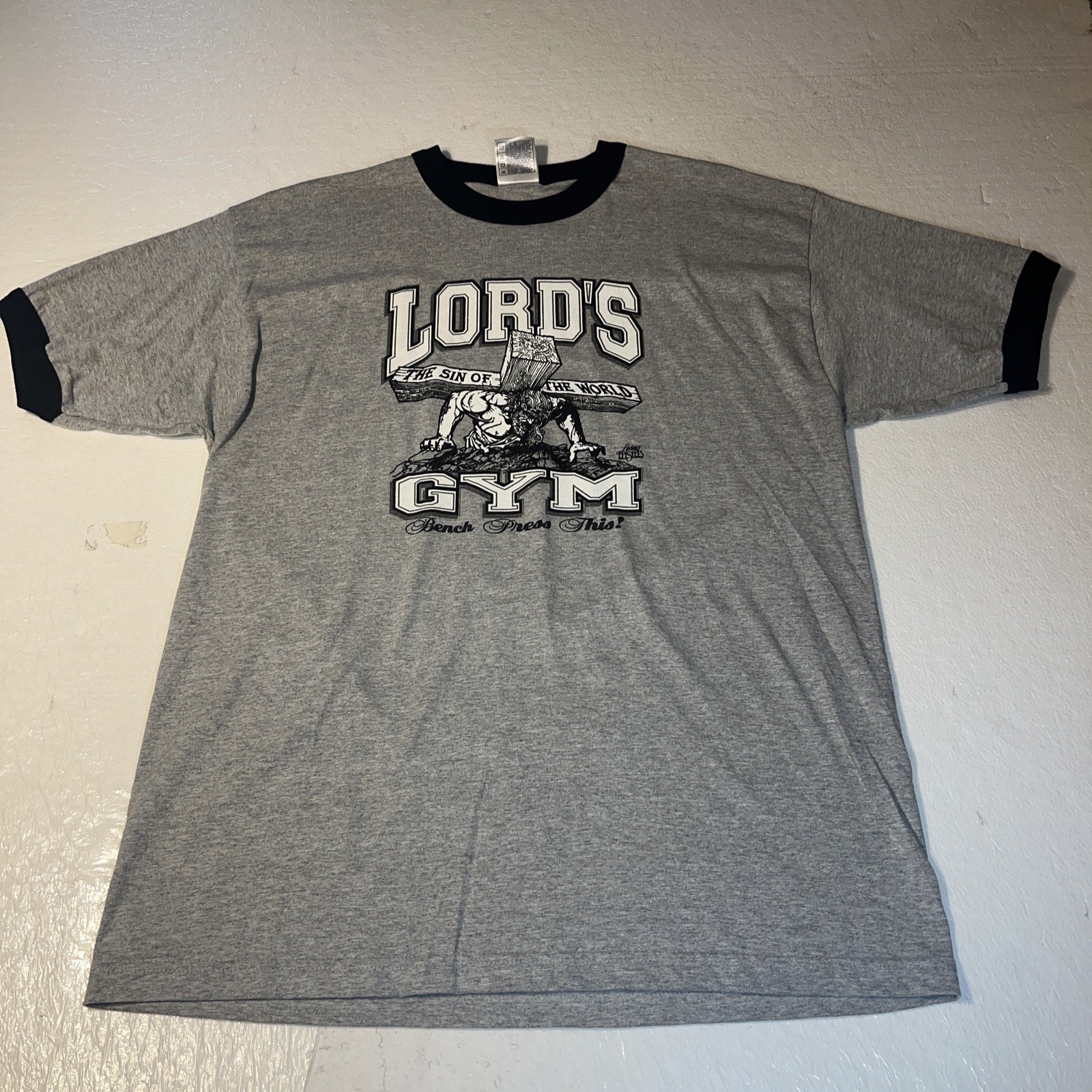 Vintage Lord’s Gym Lords Gym Ringer Shirt Size XL