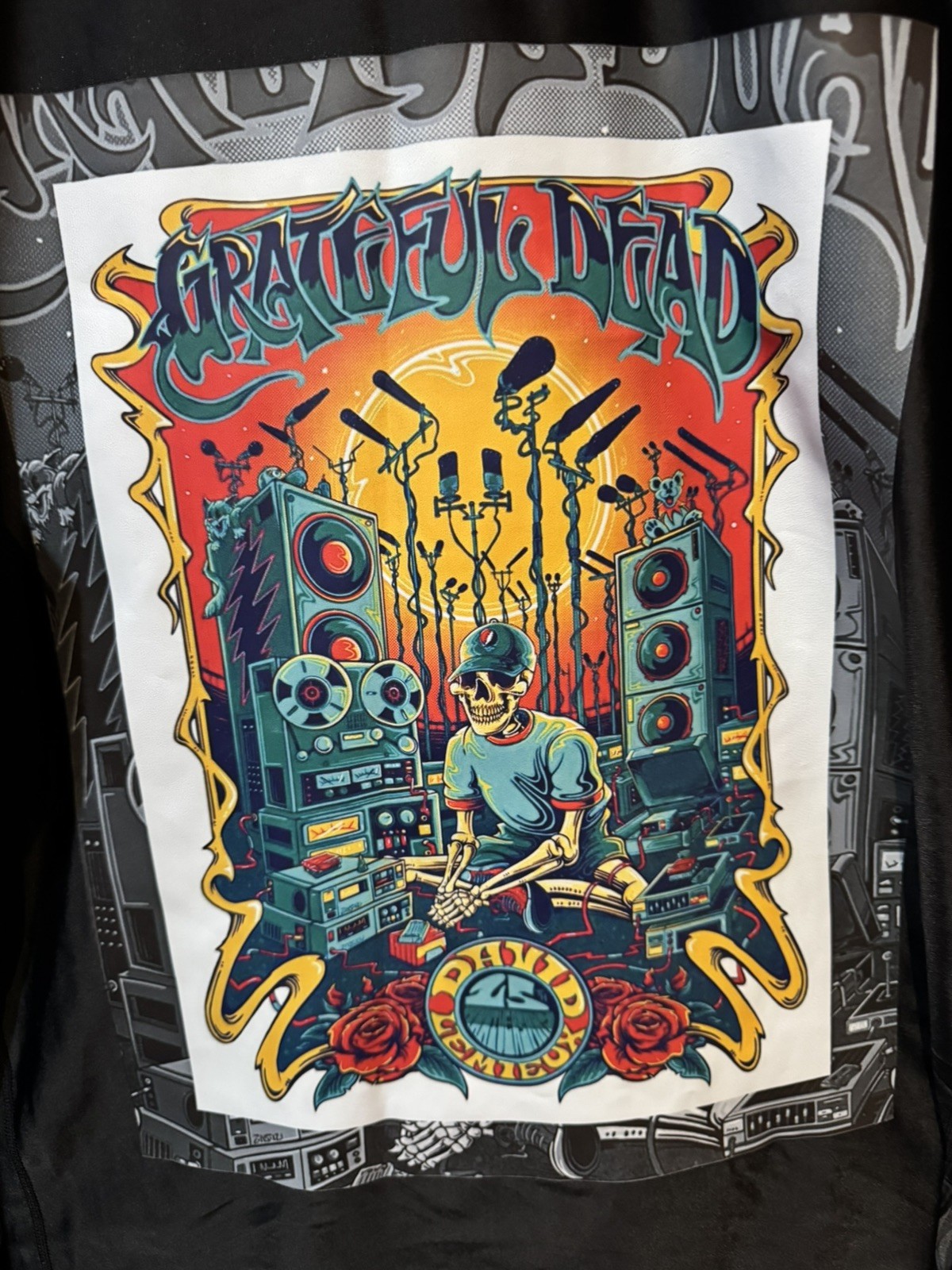 GRATEFUL DEAD COMPRESSION SWIM SHIRT RARE! XXL DAVID LEMIEUX gallery
