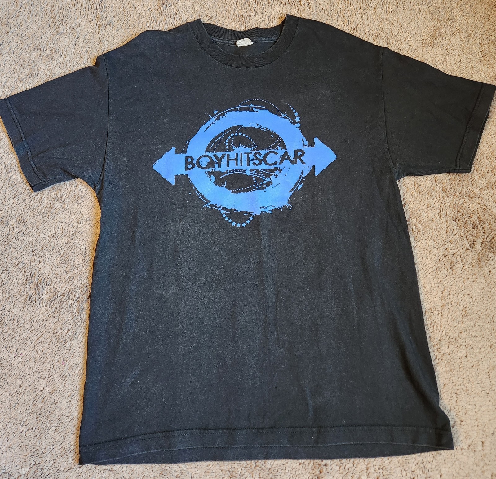 Vintage 90s Boy Hits Car Band Tee Nu Metal Alternative Tour T-Shirt Gray Size XL