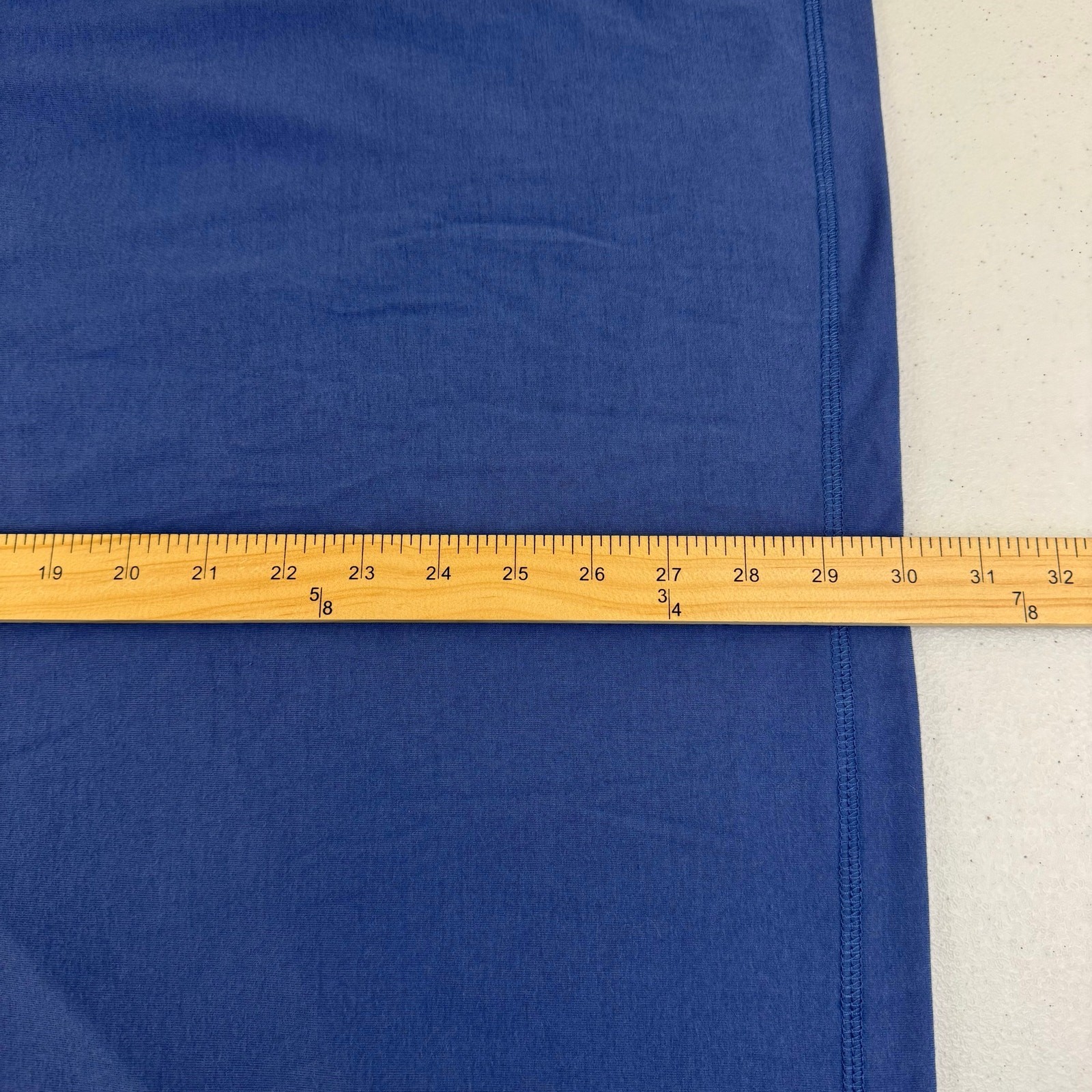 L.L. Bean Pullover Mens L TALL Blue Lightweight T-Shirt Baselayer 1/4 Zip Active gallery