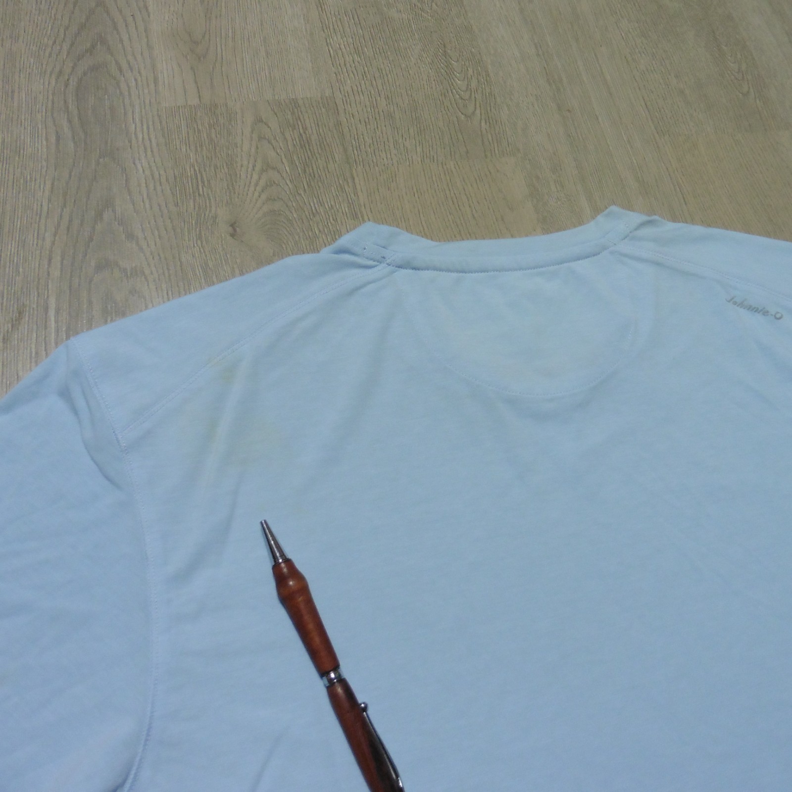 JOHNNIE O Mens M MEDIUM THE COURSE T SHIRT PERFORMANCE GOLF TEE KONA BLUE AQUA gallery