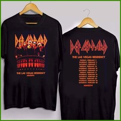 Def Leppard Live At Caesars Palace The Las Vegas Residency 2026 Reprint Tee