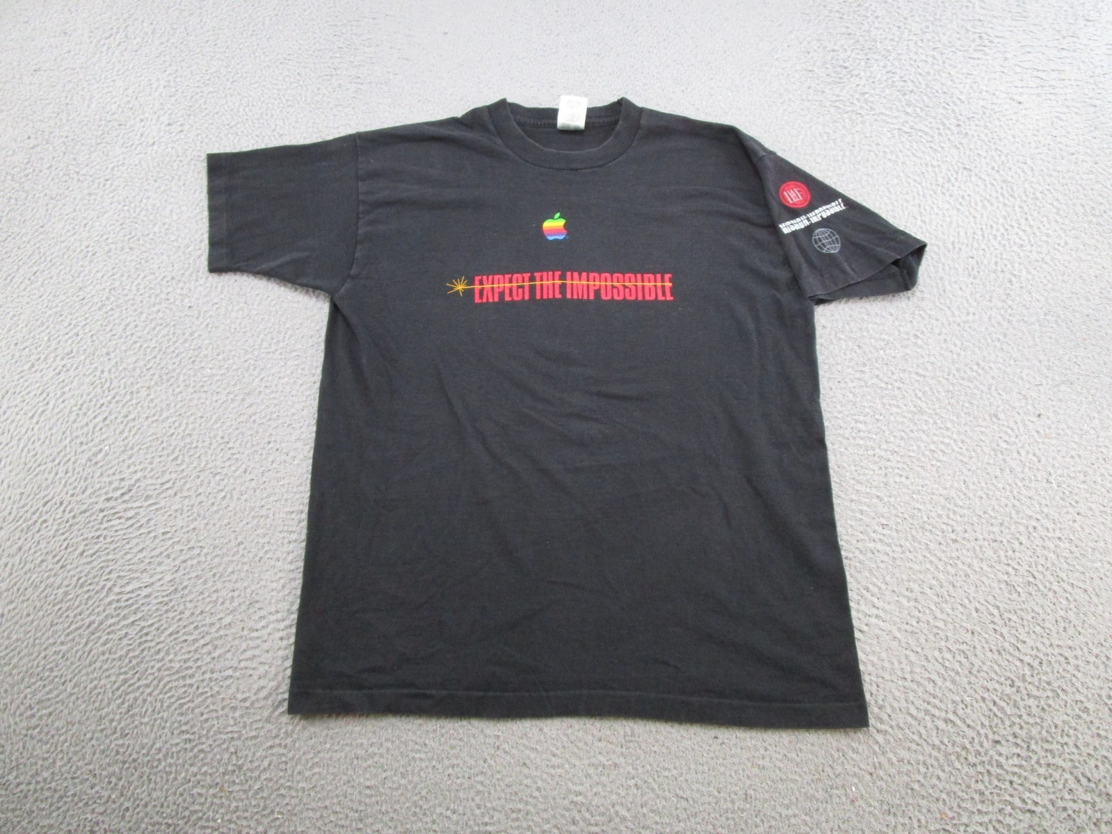 Vintage 90s APPLE COMPUTER Mission Impossible XL Promo Movie Shirt Double Sided gallery