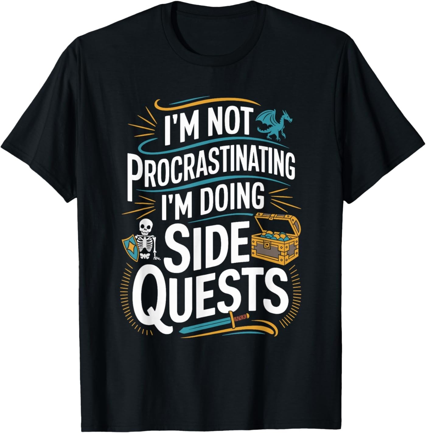 Unisex-Adult Black Modern Classic T-Shirt gallery