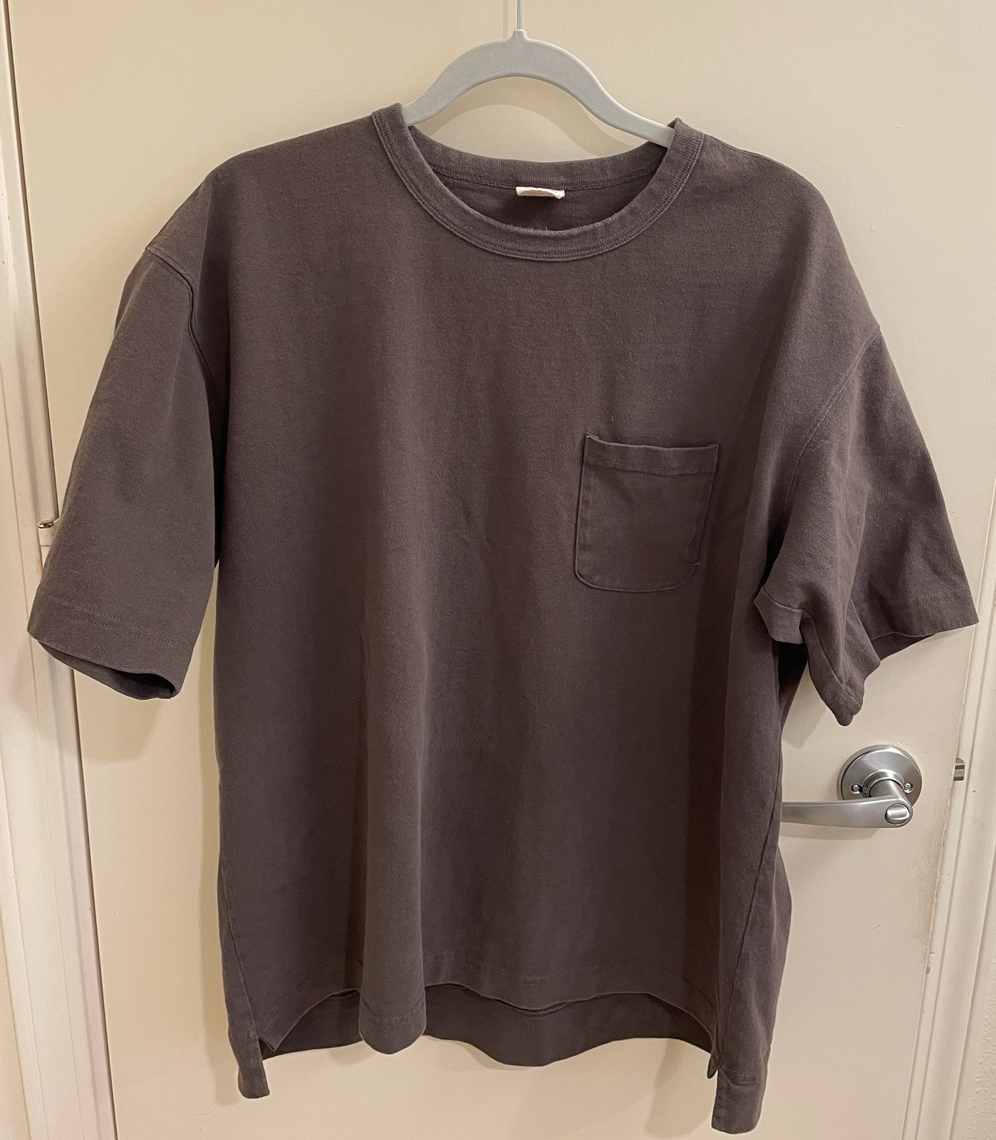 Bronson Mfg 9.8oz Cotton Classic Pocket T-Shirt Dark Gray XL