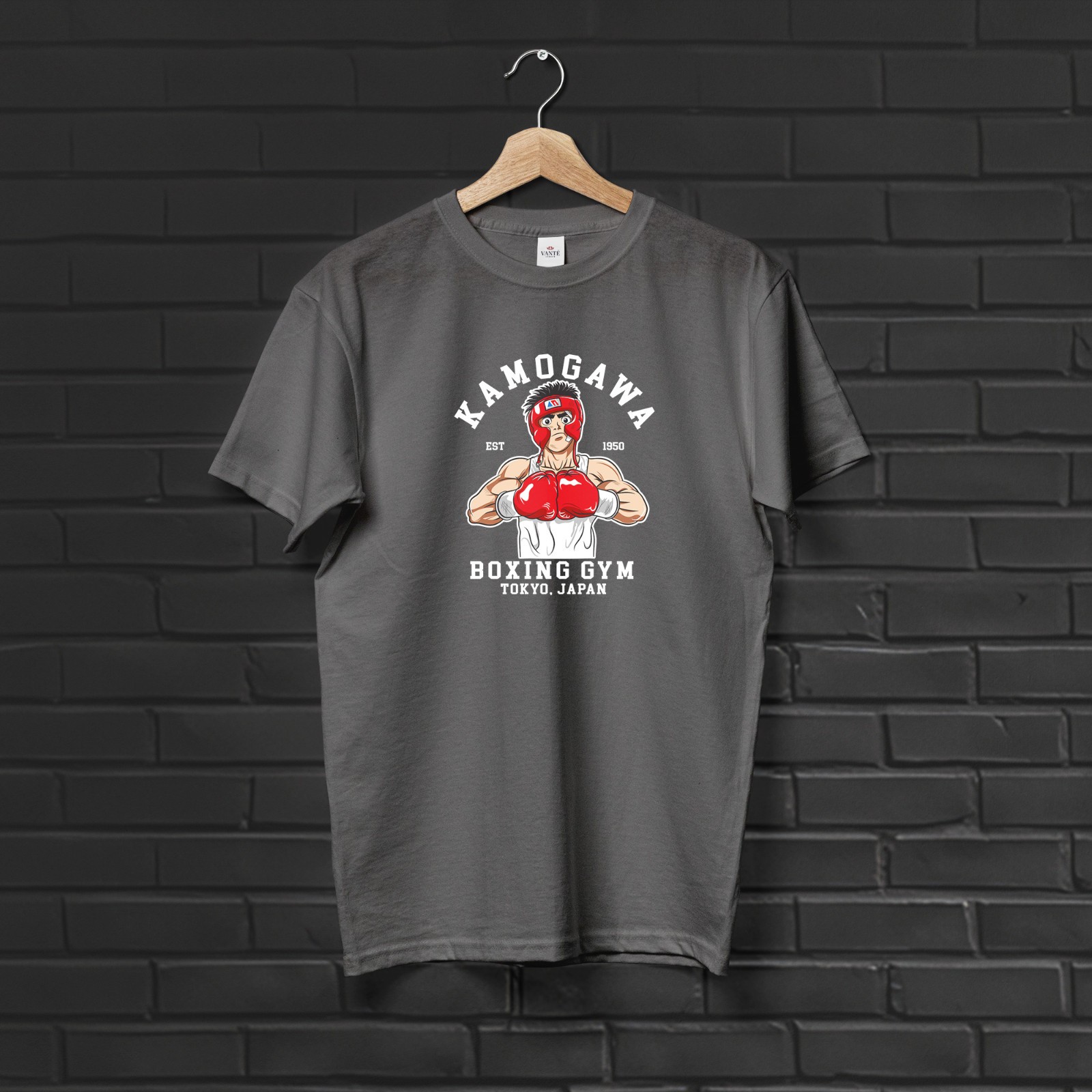 Makunouchi Kamogawa Boxing Gym Graphic Anime T-Shirt Men Unisex Cotton Tee gallery