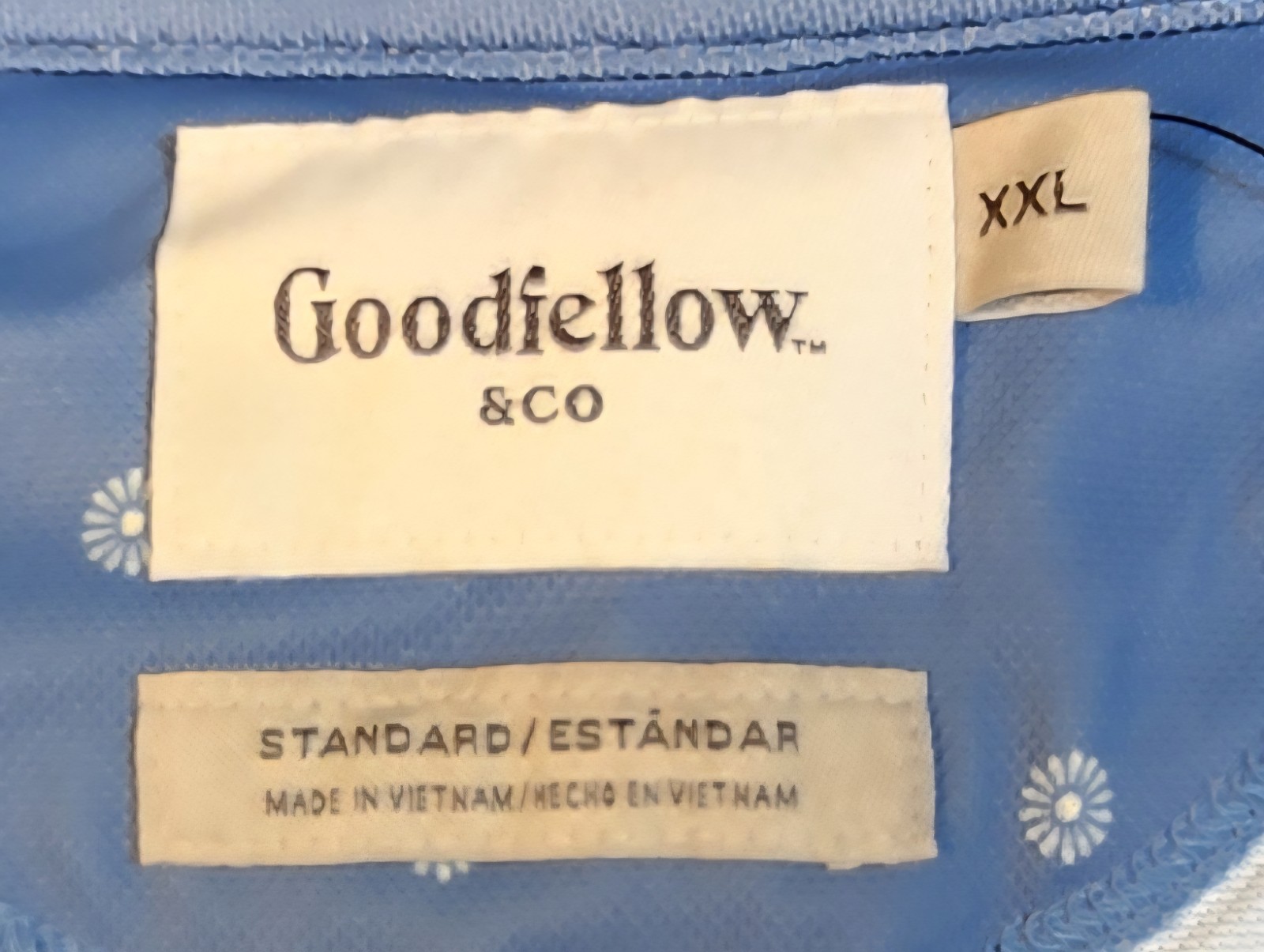 Men's Short Sleeve T Shirts 2XL Blue Polo "2 Pack" Goodfellow 1/4 Button Wicking gallery
