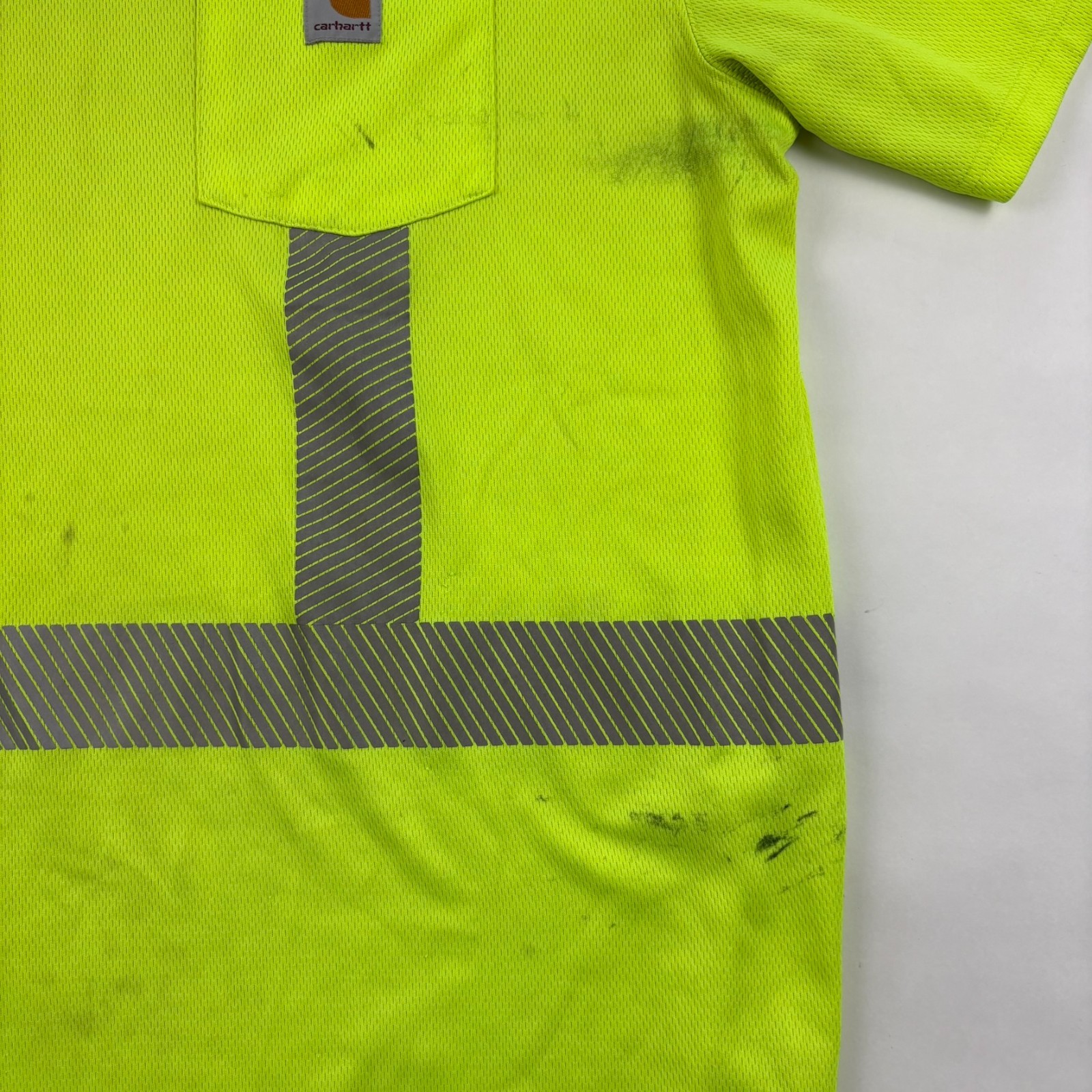 Carhartt Force High Visibility Reflective Pocket Work Shirt XL Tall Safety 🚧 gallery