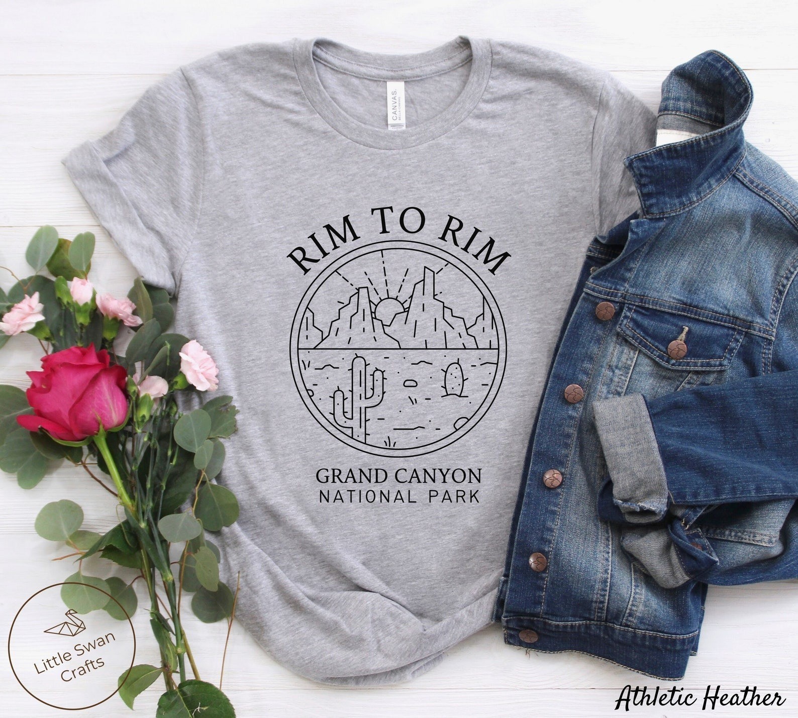 Rim to Rim Shirt Travel Gift for Arizona Trip Lovers Souvenir Tee gallery
