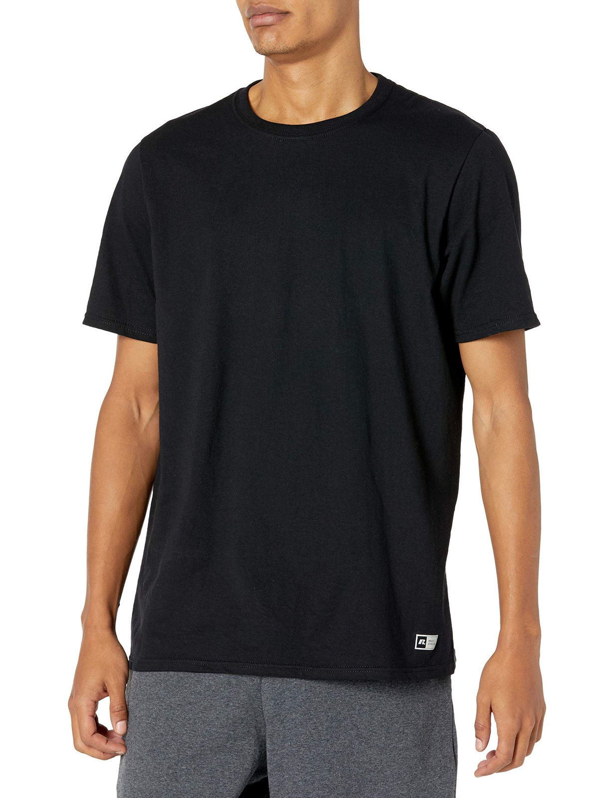 Russell Athletic Mens Cotton Performance Short Sleeve T-Shirt T Small, Black gallery