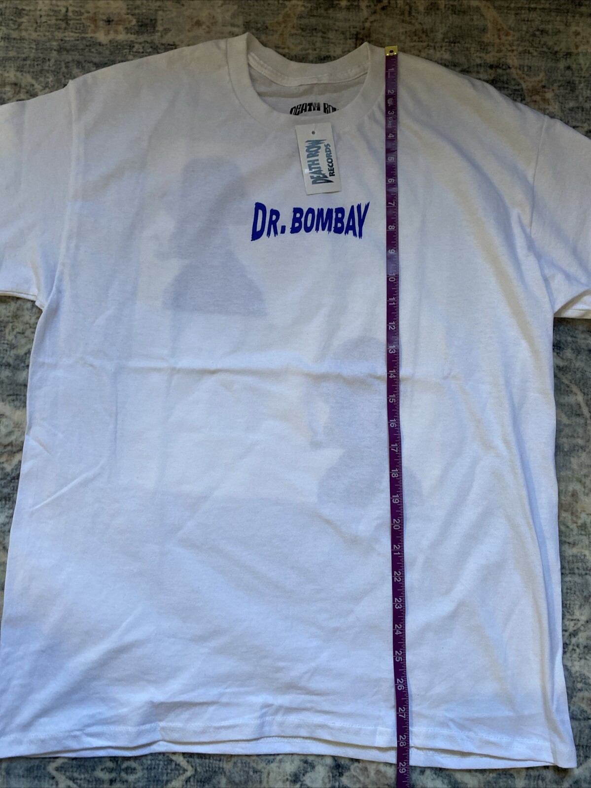 Death Row Records Dr.Bombay short sleeve T-shirt, M Unisex Music Festival Wear gallery