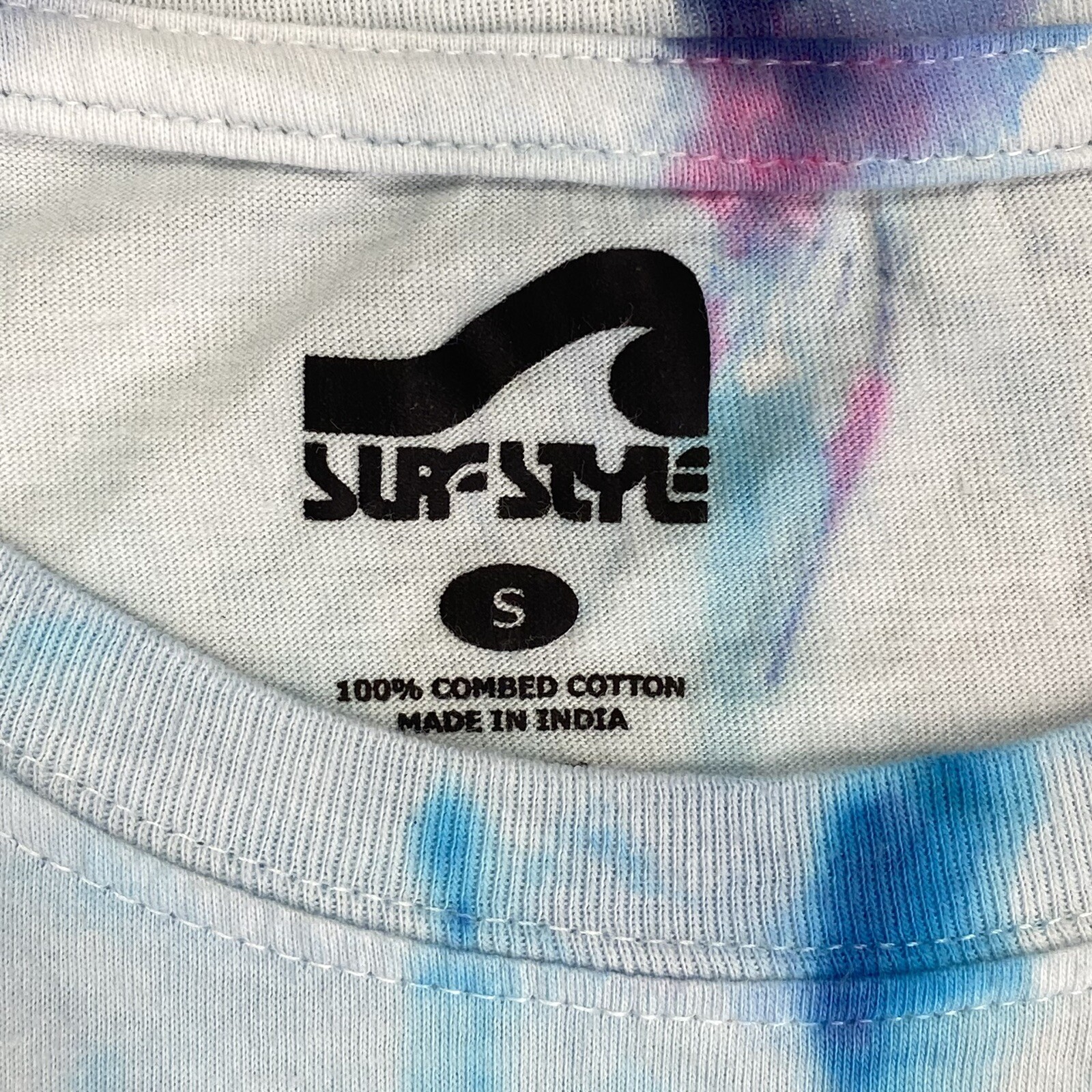 Surf Style South beach MIAMI Palm Tree Tye Dye Graphic T Shirt Size Mens Small gallery