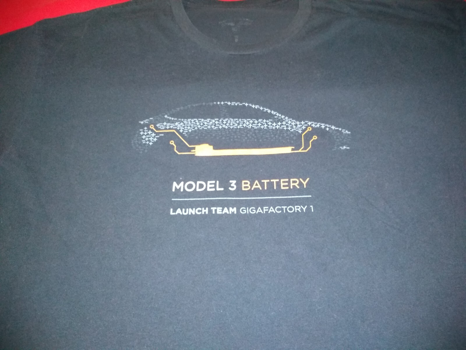 TESLA Model 3 battery Launch Team Gigafactory 1 NOT AVAILABLE EMPLOYEE T-Shirt gallery
