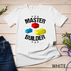 Cool Master Builder Funny Building Blocks Gift Men Women Premium Unisex T-shirt
