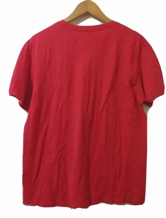 Converse T-Shirt Mens L Short Sleeve Graphic Red Cotton Pullover Crewneck gallery