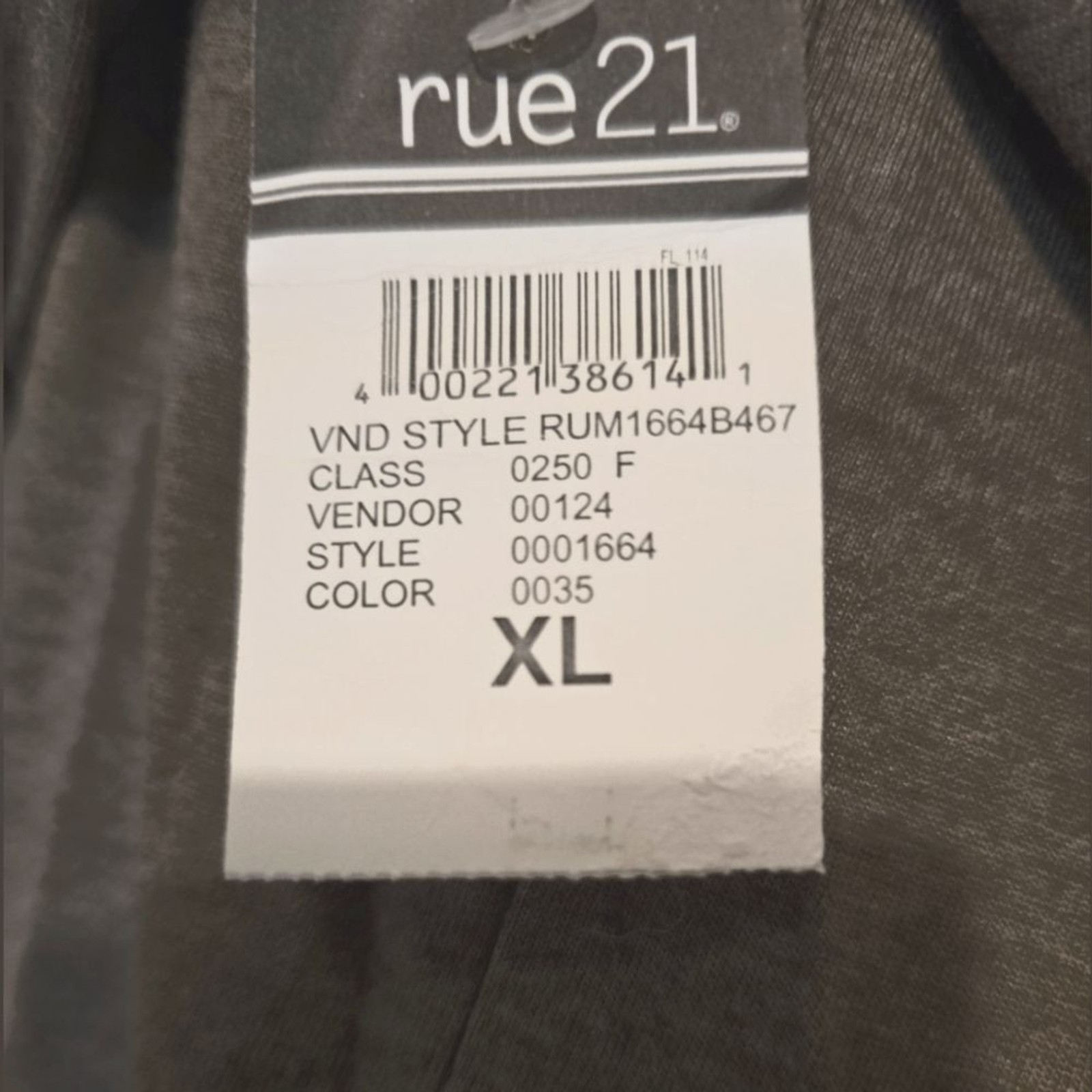 Mens XL NWT Long Length Gray Shirt gallery
