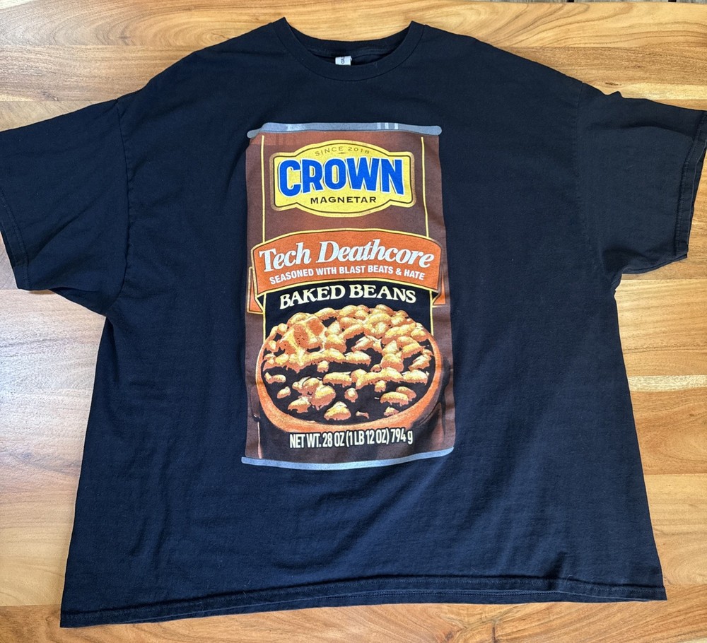 Crown Magnetar Baked Beans T-Shirt Two Sided Size 3XL