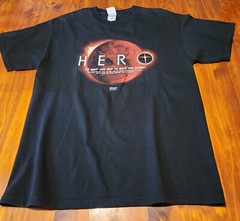 Vintage Kerusso Tee Large Hero Parody Christian Tees Jesus Rare Religious