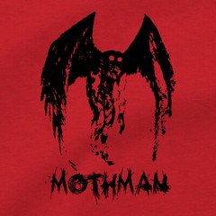 Mothman T Shirt UFO Alien Monster Jackalope Bigfoot Sighting Cryptid Hunter Tee