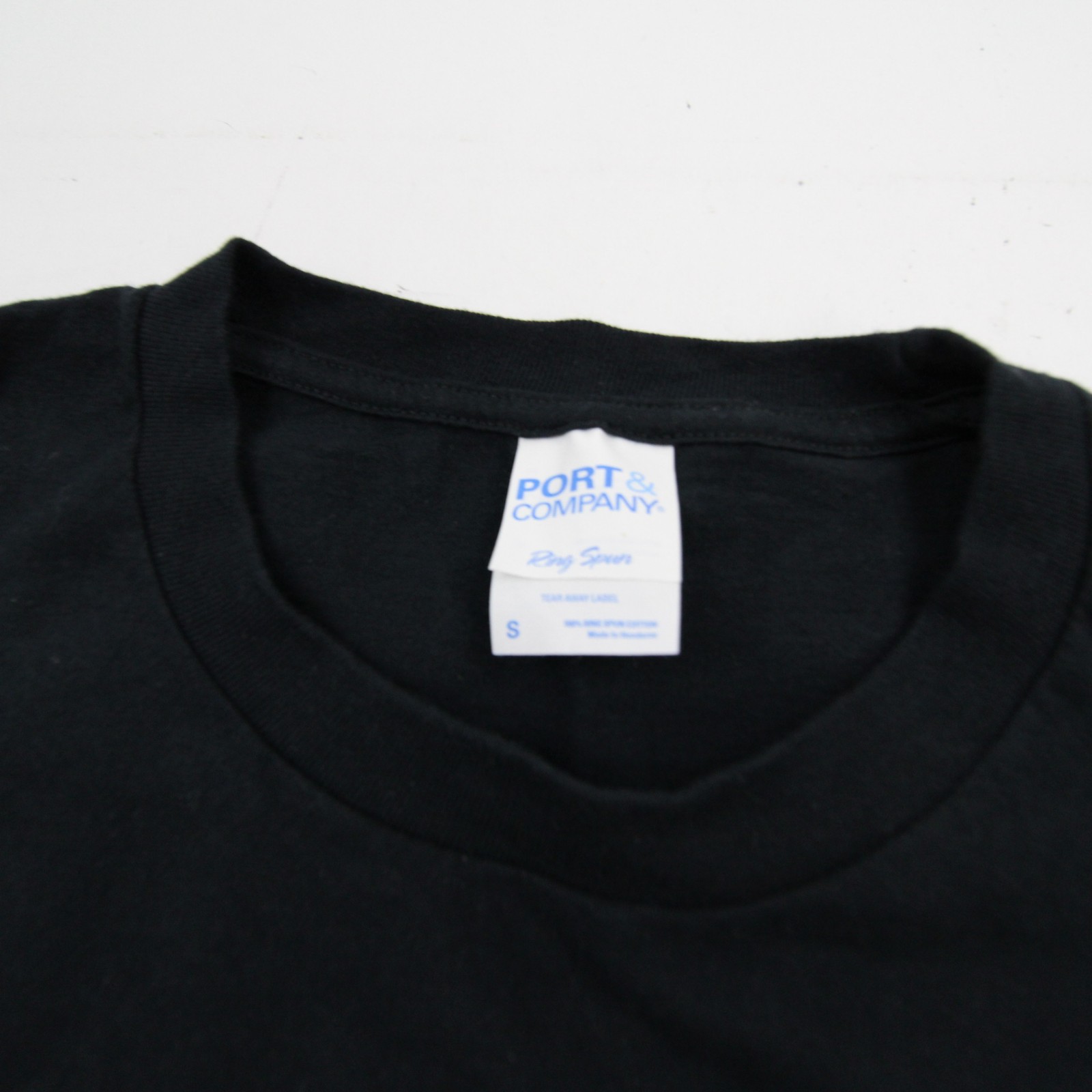 Port & Company Short Sleeve Shirt Men's Black Used S gallery