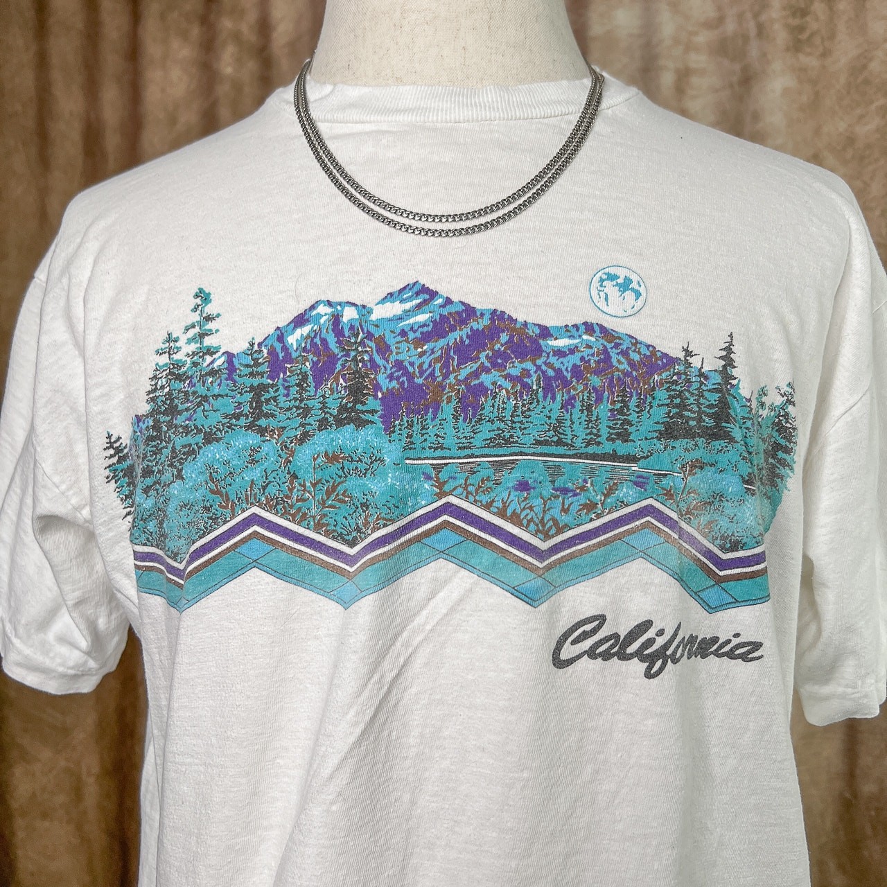 Vintage 90s California T-Shirt Mountain White Forest Wilderness Single Stitch gallery