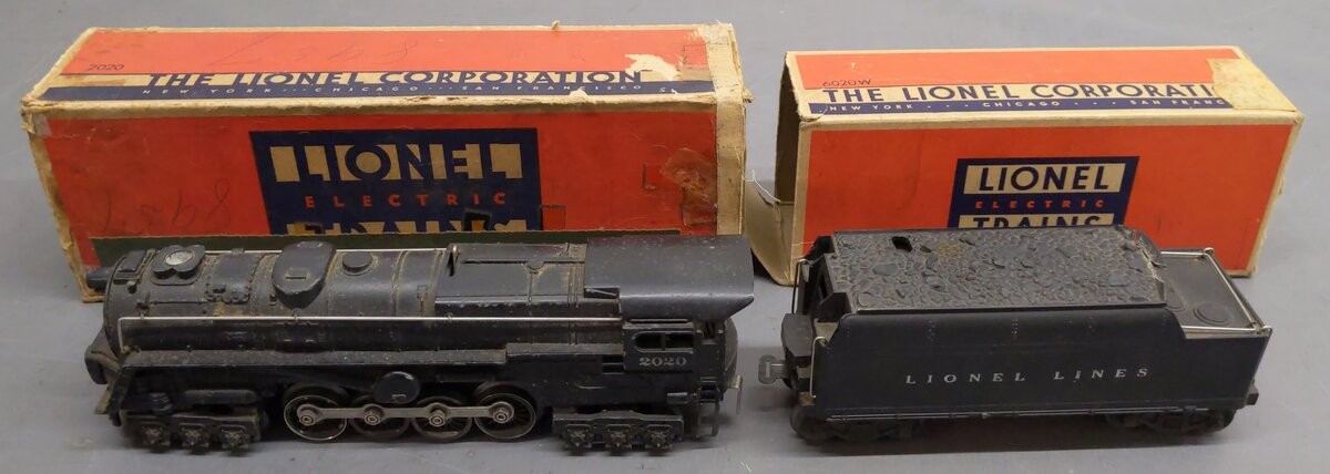 Lionel 2020 Vintage O 6-8-6 Steam Turbine Locomotive with 6020W Tender/Box