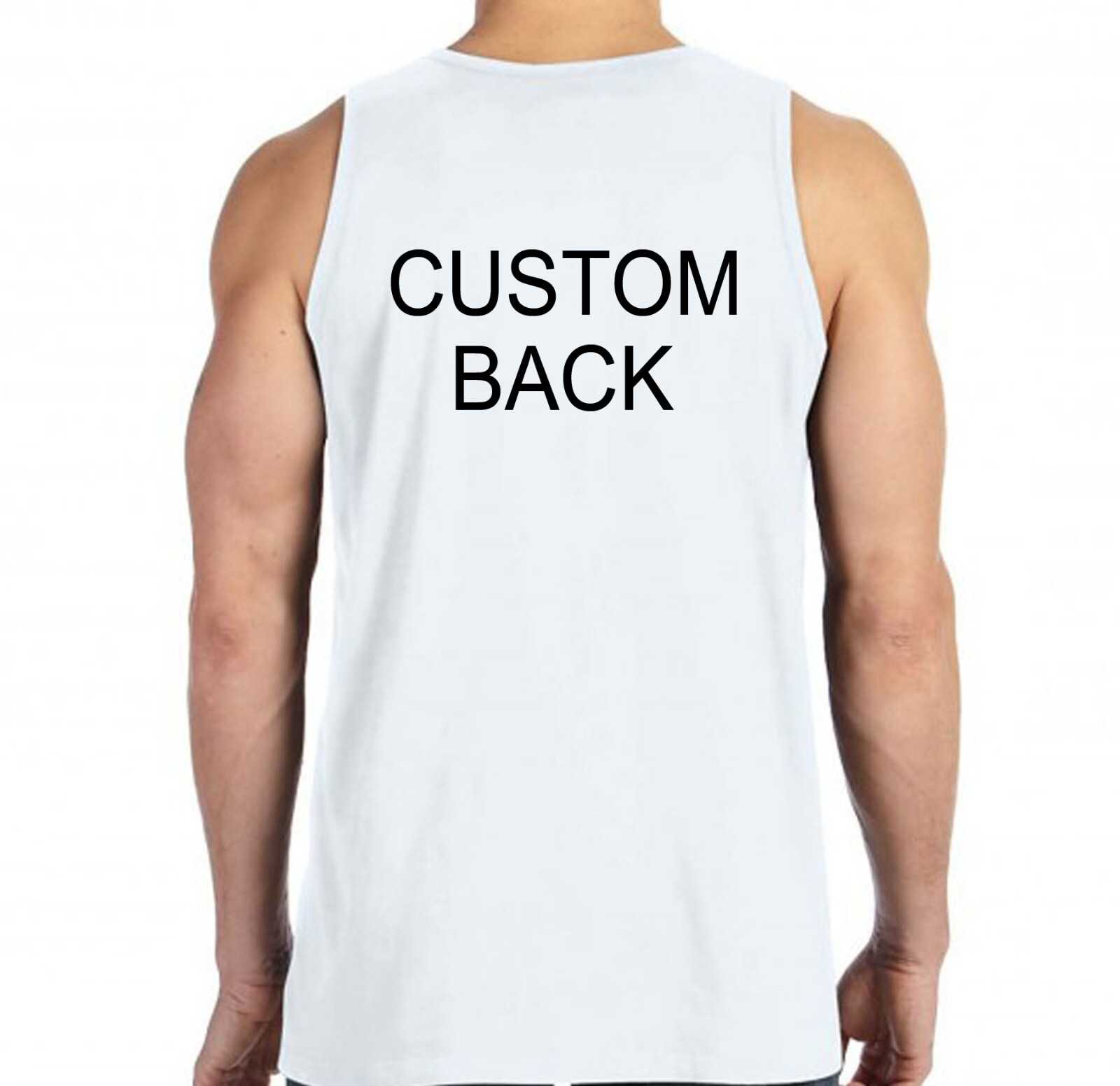 CUSTOMIZED SHIRTS IMAGE PHOTO DTG PRINTING DIRECT TO GARMENT MENS TANK TOP gallery