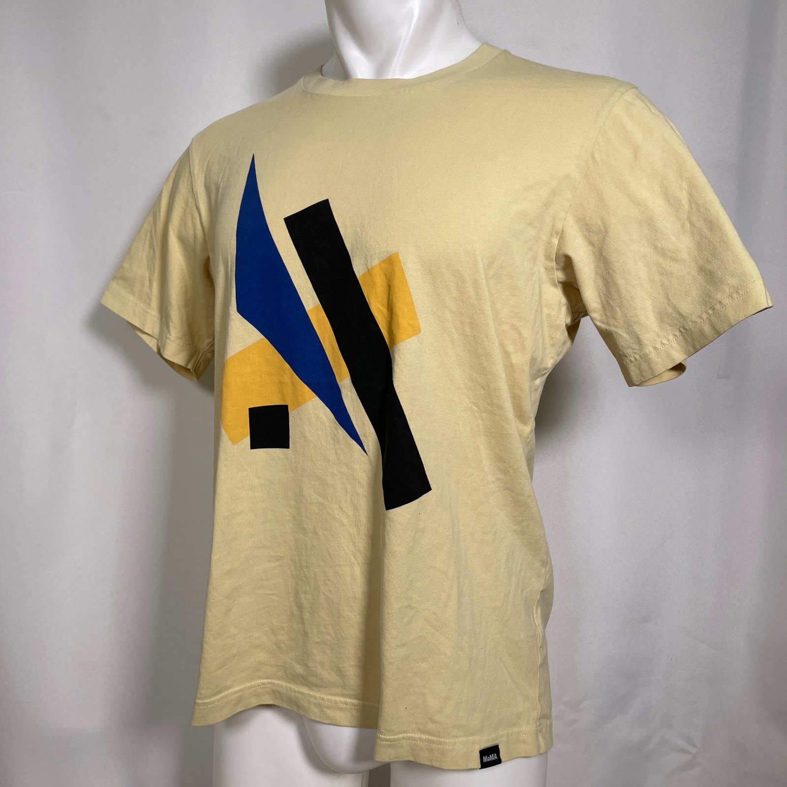 Uniqlo UT MoMA Liubov Popova Abstract Art Yellow T-Shirt Men's LARGE gallery