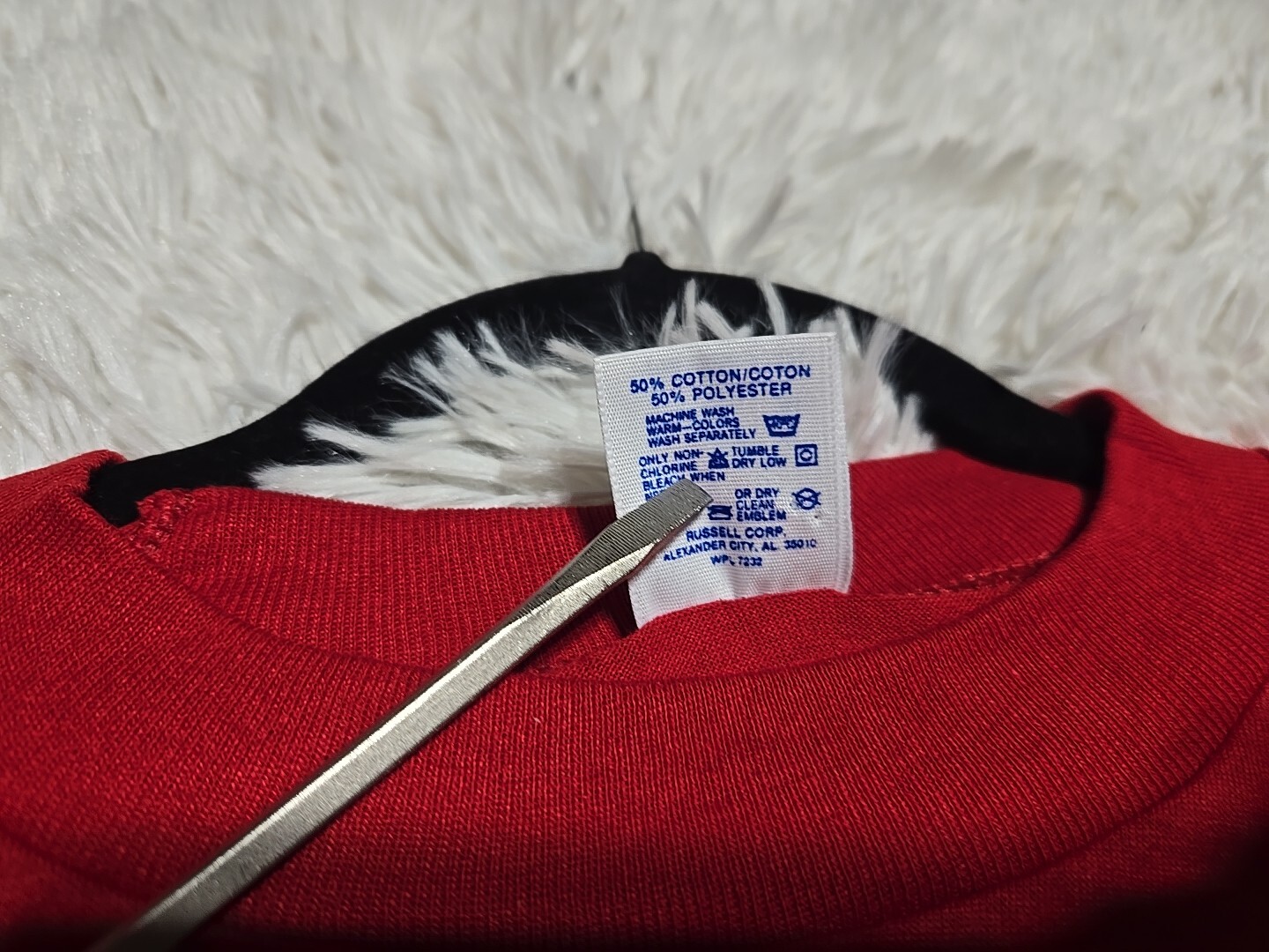 Vintage Jerzees Blank L T-Shirt Single Stitch Red Tee Grunge Skater Normcore USA gallery