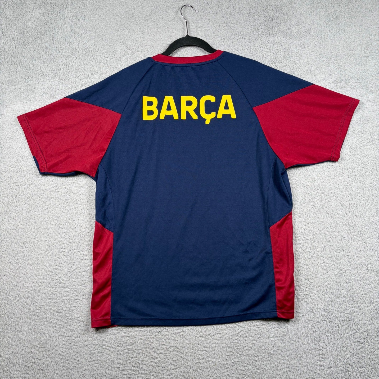 FC Barcelona Barca Soccer Jersey Mens XL Navy Blue Red Football gallery