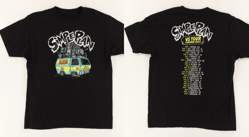 Simple Plan Mystery Mobile Summer Tour 2023 Unisex Cotton T-Shirt S-5XL US1047