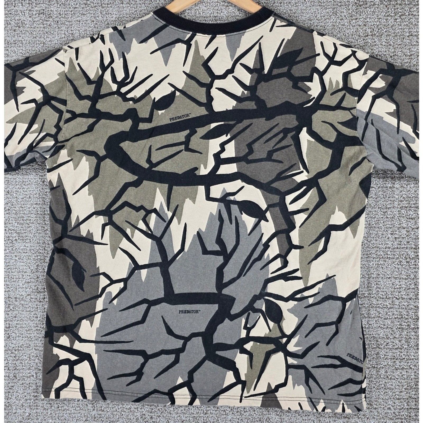 Predator Camouflage Mens XL Long Sleeve Pocket T-Shirt Gray Fall Camo USA gallery
