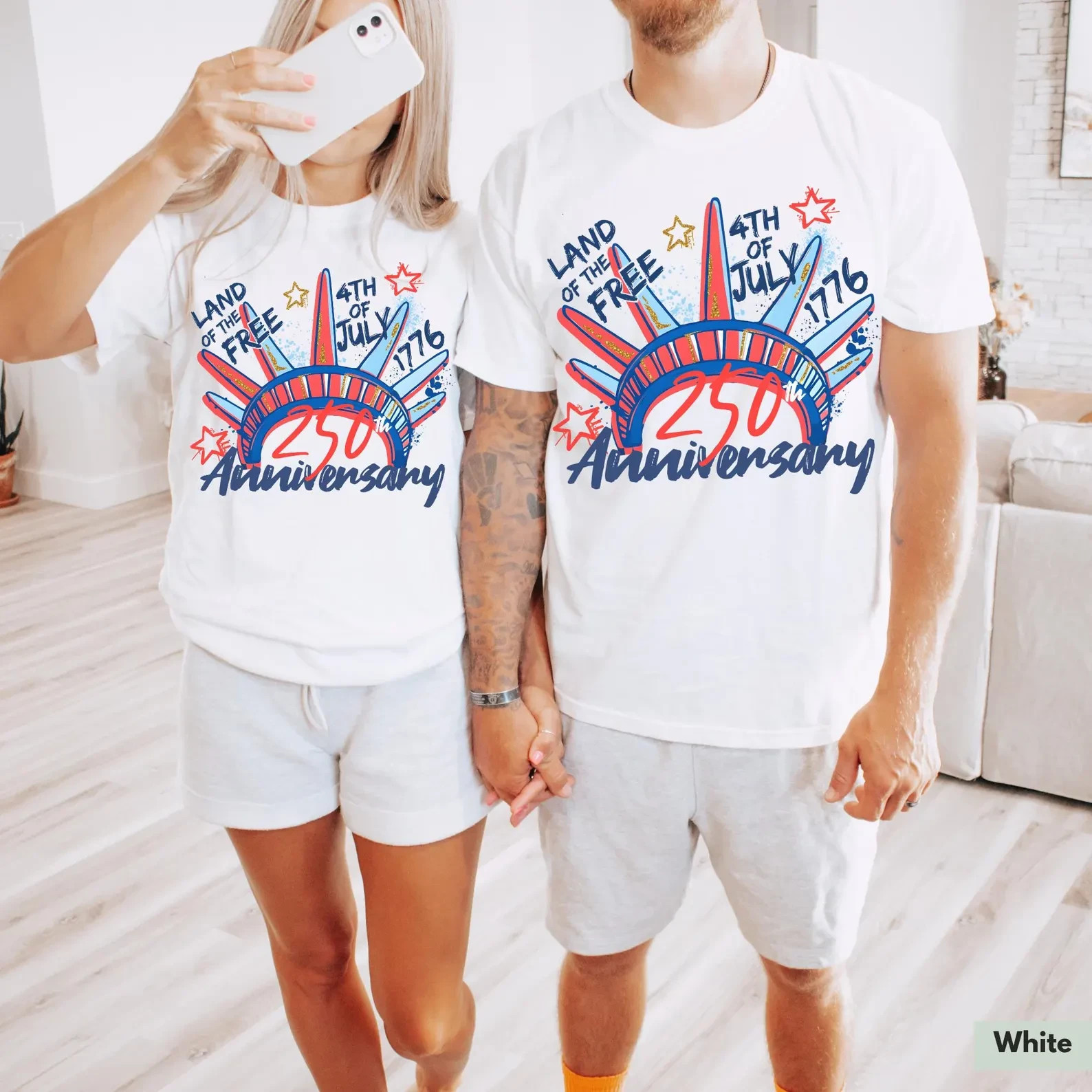 250th Anniversary Shirt, 4th of July T-Shirt, 1776-2026 USA Independence Day