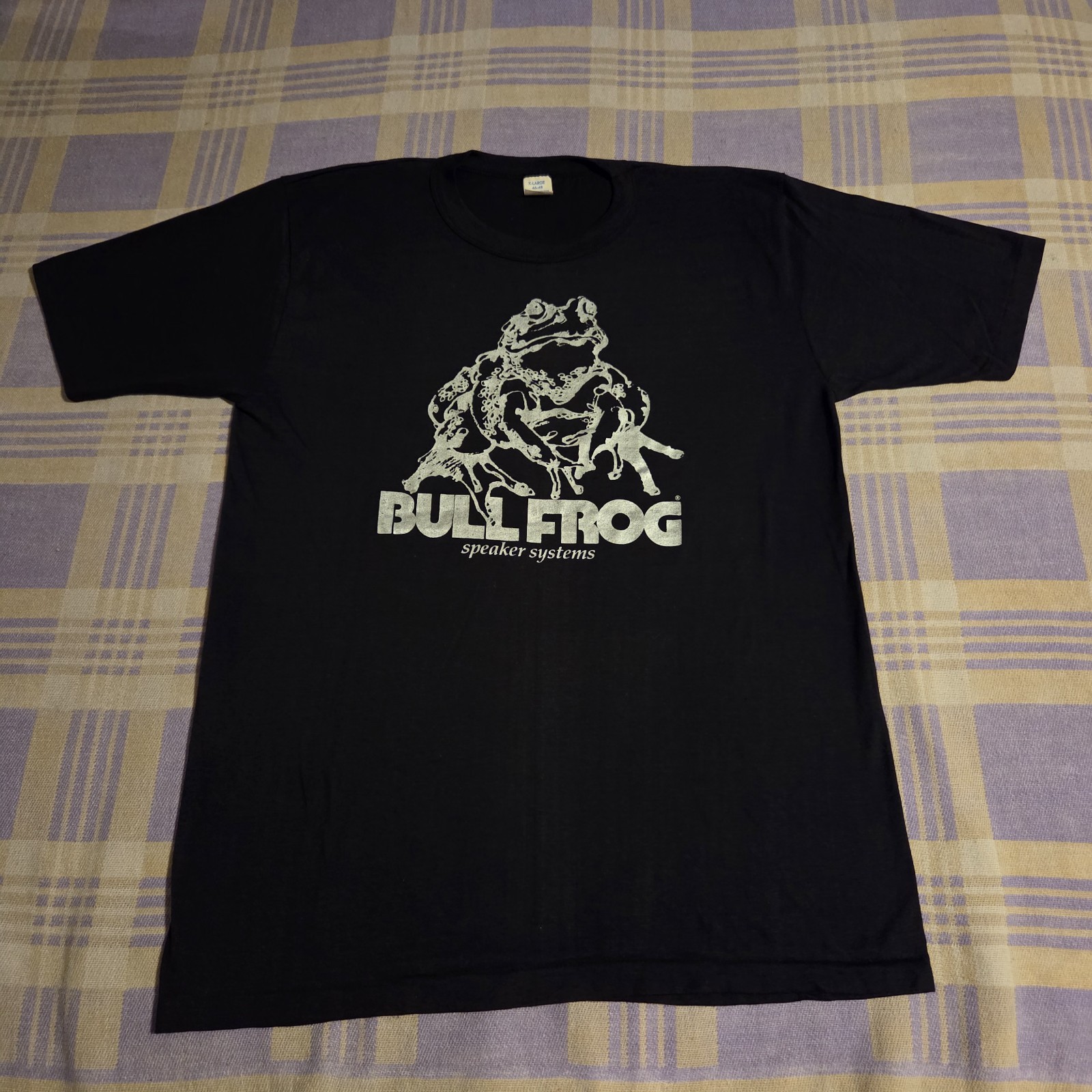 Vintage Bullfrog Speaker Systems T Shirt XL 70s 80s Kicker Subwoofer Frog Music gallery