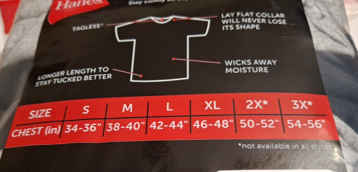 Hanes 6 Pack Mens T-Shirts Crew Neck Cool Comfort Size XL Value Pack Tagless NEW gallery