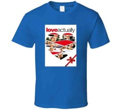 Love Actually Tee Classic Rom Com Christmas Holiday Movie T Shirt