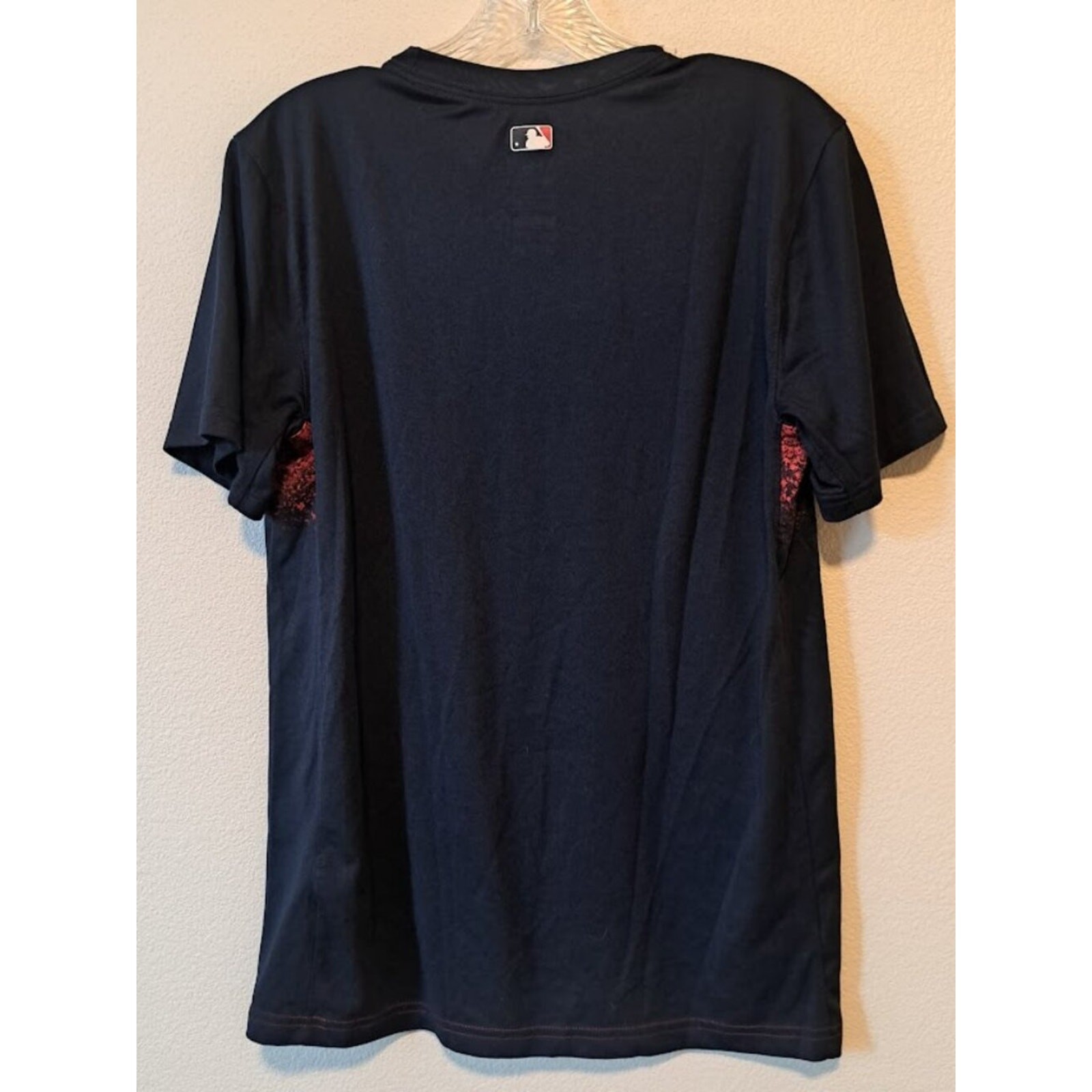 Nike Boston Red Sox Baseball Dri-Fit Athletic Cut t-shirt Men's Small Blue red gallery