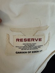 Reserve Graphic Logo Bone Men’s 2XL Crew Neck Short Sleeve Tee