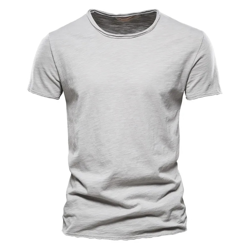 Men Cotton V-Neck Slim Fit T-Shirt Beach Casual Summer Gym Fitness Tee Fun Gift gallery
