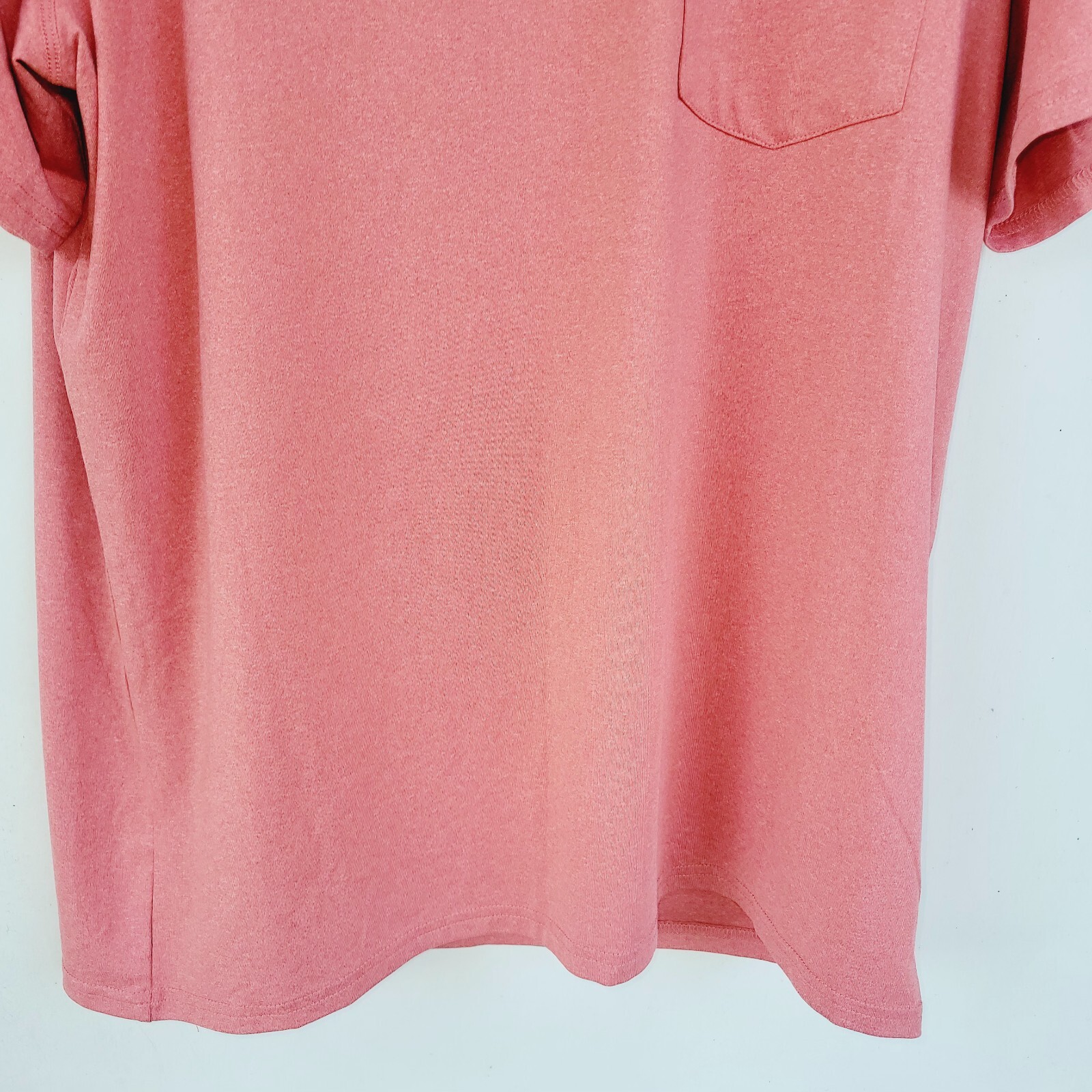 Salt Life Fish Tropics Performance T-Shirt Burnt Coral Heather Size Medium gallery