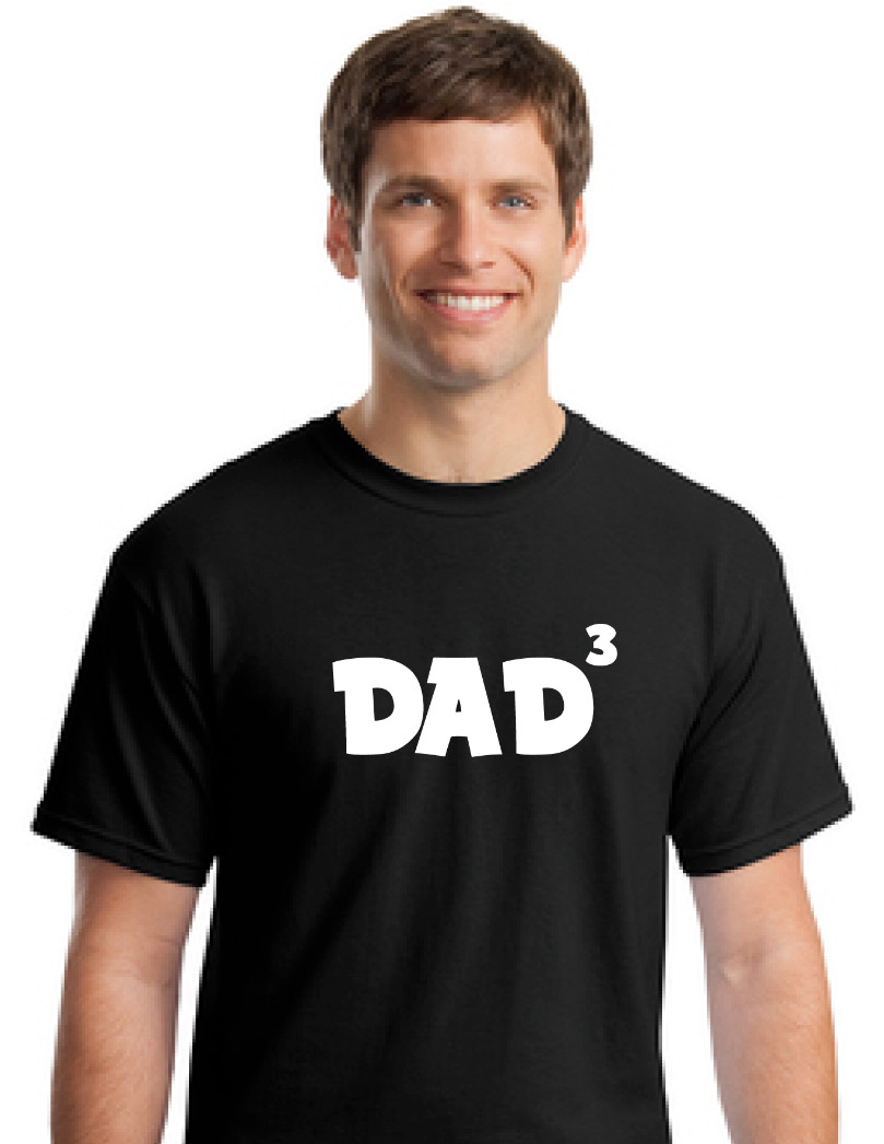 T-Shirt gift dad-Dad 3 shirt-Father’s Day gift-Christmas tee -gift husband tee