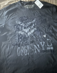 NWT EXPRESS COTTON T-SHIRT MEDIUM – BLACK “AFTER REDEMPTION” VINTAGE