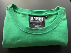 Headrush Men’s Size XL Green Short Sleeve T-Shirt MMA Action Sports Y2K L-4