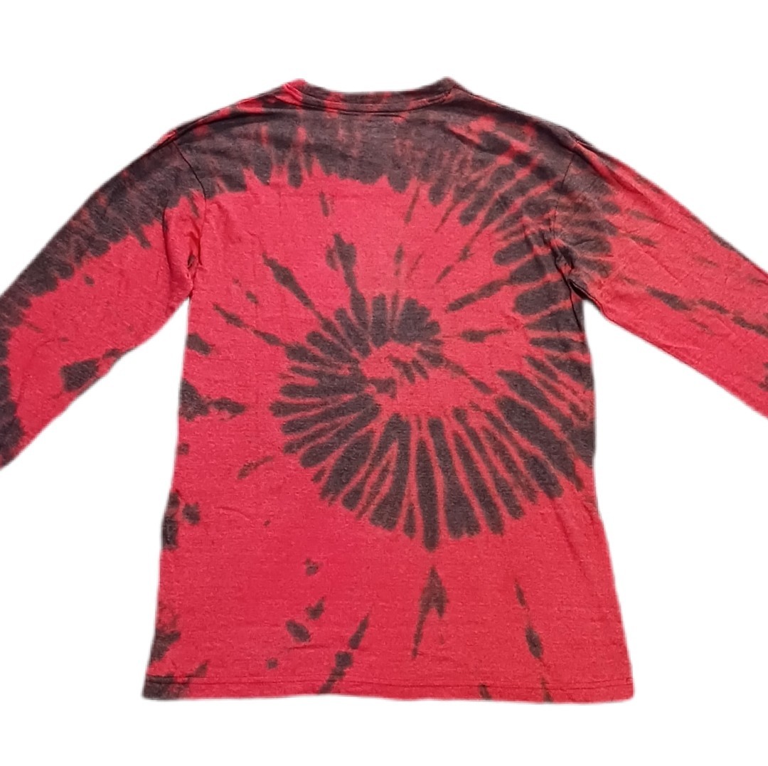 Reason Brand Mens Size Medium T Shirt Red & Black Tye Dye Long Sleeve (READ) gallery
