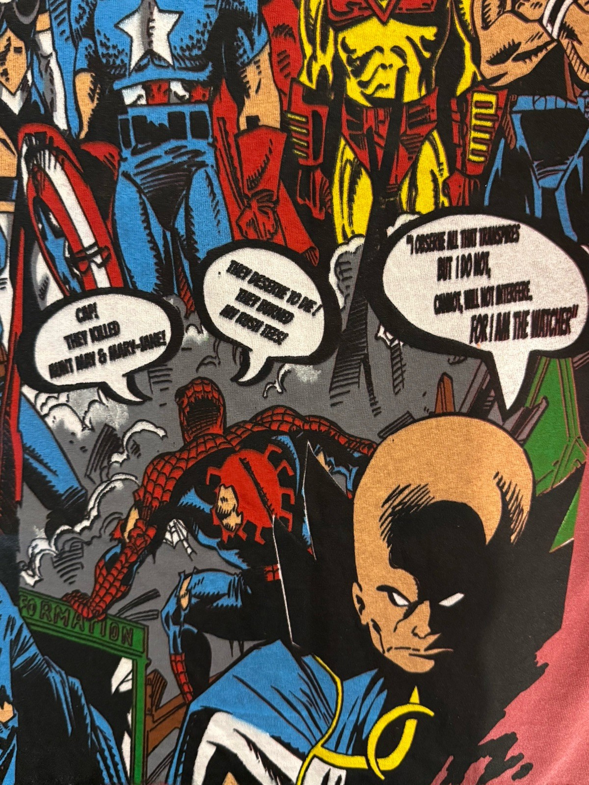 Vintage Rush T-shirt What If Spiderman Size Large Shaka Wear Tag Heavy Duty gallery