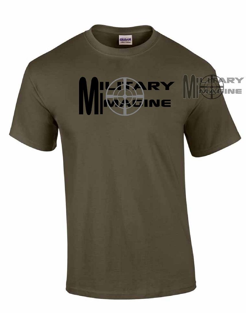 Military Imagine T-Shirt USMC Rifle Gun US Military America Army S to 5XL gallery