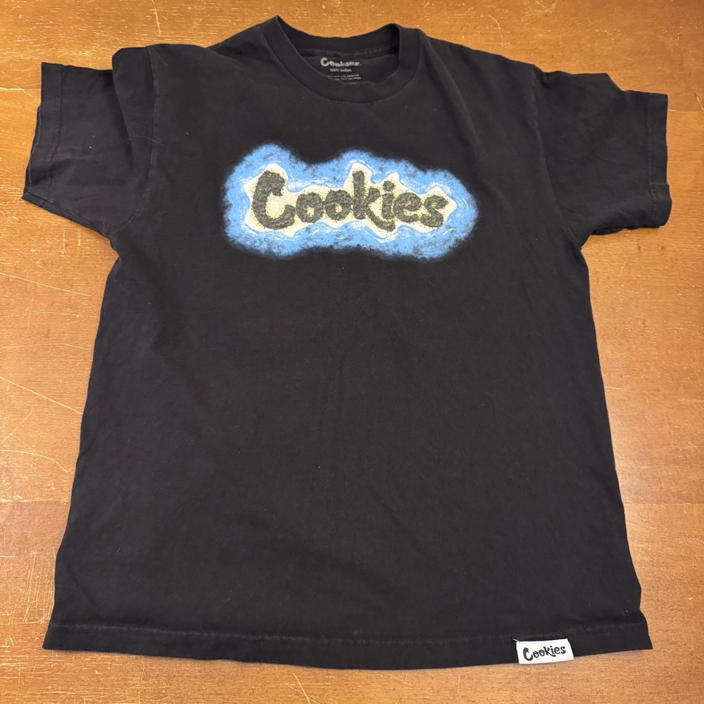 Cookies Shirt Small Black Mexico Flag Eagle Crew Neck 420 Streetwear