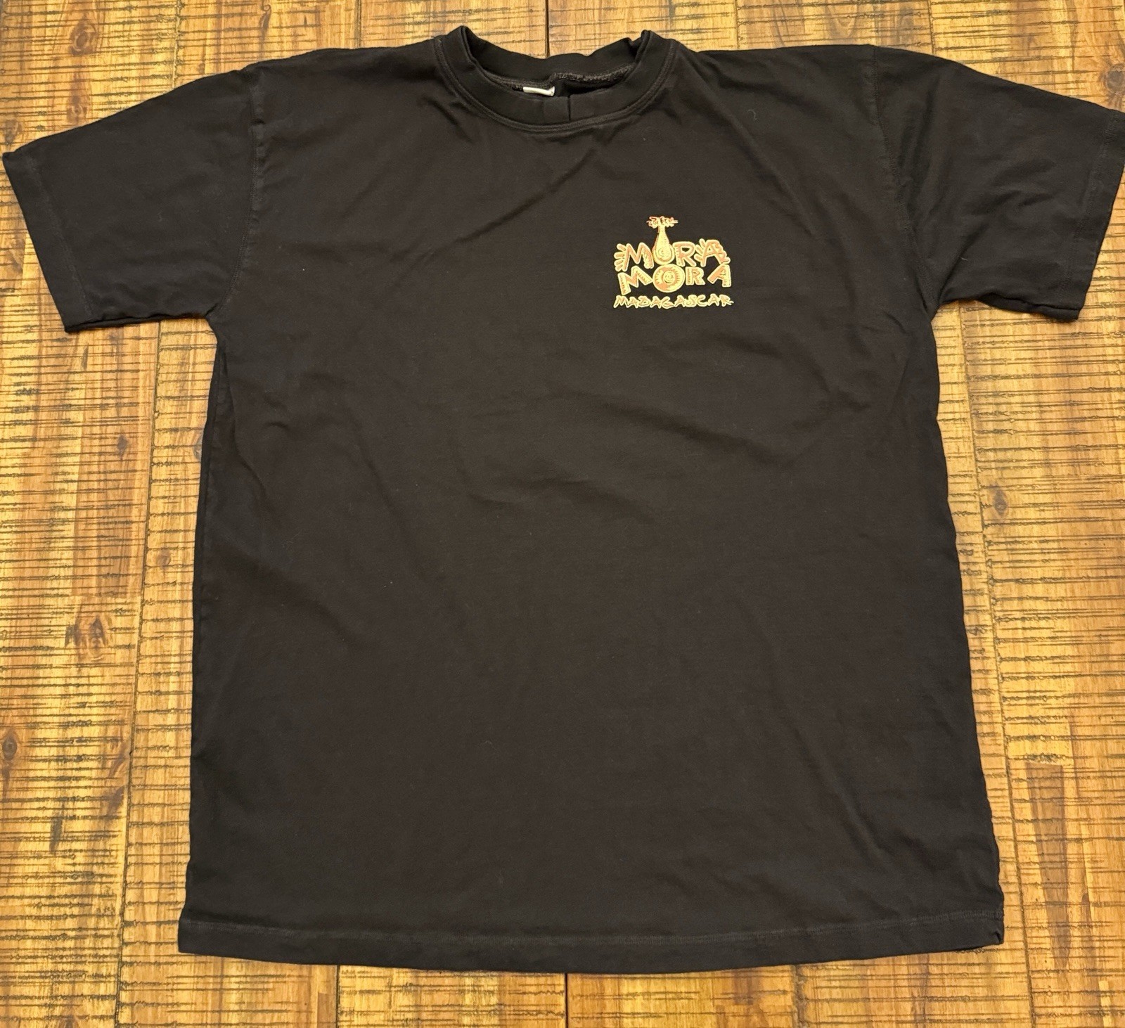 Mora Mora Madagascar Indian Ocean Large Black Tshirt gallery