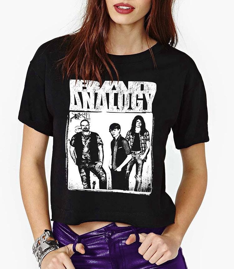 Bad Analogy MEDIUM band tee shirt $10 SHIPS FREE! Wear a band nobody knows! gallery